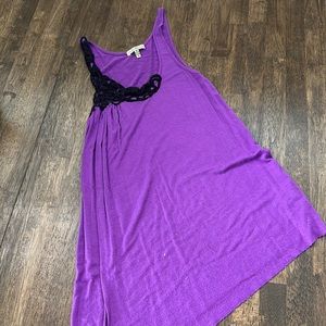 Asymmetric dress tank top